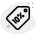 external flat-discount-rate-of-about-ten-percent-at-e-commerce-store-badges-green-tal-revivo icon