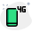 external fourth-generation-cellular-connectivity-network-facility-on-phone-action-green-tal-revivo icon