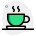 external hot-coffee-cup-with-saucer-isolated-on-a-white-background-work-green-tal-revivo icon