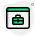external job-recruitment-website-with-the-briefcase-on-the-web-browser-jobs-green-tal-revivo icon