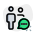 external multiple-users-chatting-on-messenger-application-function-layout-fullmultiple-green-tal-revivo icon