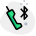 external obsolete-phone-with-bluetooth-connectivity-logotype-layout-phone-green-tal-revivo icon