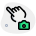external one-click-touch-on-camera-isolated-on-white-background-touch-green-tal-revivo icon