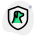 external pet-dog-beign-insured-isolated-on-white-background-protection-green-tal-revivo icon