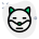 Sad neutral dog face emoji with flat mouth expression icon