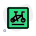 external school-trespassing-especially-kids-bike-road-signal-traffic-green-tal-revivo icon