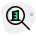 external searching-for-new-business-location-magnifying-glass-and-building-jobs-green-tal-revivo icon