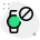 external smartwatch-banned-with-crossed-sign-isolated-on-white-background-smartwatch-green-tal-revivo icon