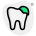 external tooth-decay-repair-from-a-dentistry-isolated-on-a-white-background-dentistry-green-tal-revivo icon