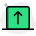 external upward-navigation-arrow-direction-isolated-on-white-background-basic-green-tal-revivo icon