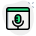 external web-browser-with-audio-support-isolated-on-a-white-background-seo-green-tal-revivo icon