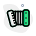 external accordion-music-player-ball-stage-function-layout-instrument-green-tal-revivo icon