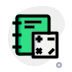 external accounting-book-and-software-kids-related-to-commerce-school-green-tal-revivo icon