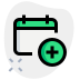 external add-a-new-calendar-event-schedule-and-meeting-date-green-tal-revivo icon