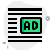 external ads-at-middle-right-side-line-in-various-article-published-online-advertising-green-tal-revivo icon
