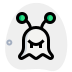 external alien-with-twin-feelers-over-his-head-astronomy-green-tal-revivo icon