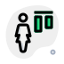 external alignment-at-top-of-a-word-document-for-an-businesswoman-to-adjust-fullsinglewoman-green-tal-revivo icon