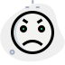 external angry-expression-with-open-mouth-chat-emoticon-smiley-green-tal-revivo icon