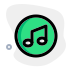 external apple-music-player-for-ios-devices-isolated-on-a-white-background-music-green-tal-revivo icon