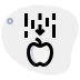 external apple-with-a-down-logo-isolated-on-a-white-background-science-green-tal-revivo icon