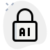 external artificial-intelligence-programming-locked-isolated-on-white-background-artificial-green-tal-revivo icon