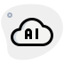 external artificial-intelligence-technology-over-the-cloud-network-isolated-on-a-white-background-artificial-green-tal-revivo icon