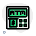 external atm-dispenser-machine-at-the-shopping-mall-mall-green-tal-revivo icon