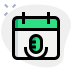 external audio-schedule-and-vocal-content-on-a-calendar-seo-green-tal-revivo icon