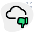 external bad-sector-in-cloud-network-with-thumbs-down-feedback-cloud-green-tal-revivo icon