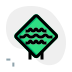 external big-waves-warning-on-a-sign-board-layout-traffic-green-tal-revivo icon