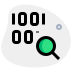 external binary-file-searching-code-magnifying-glass-online-security-green-tal-revivo icon