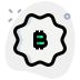 external bitcoin-badge-for-online-payment-portal-on-internet-crypto-green-tal-revivo icon