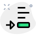 external bottom-footer-text-position-arrow-point-right-direction-text-adjust-alignment-green-tal-revivo icon