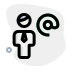 external businessman-using-company-email-address-for-work-full-green-tal-revivo icon