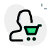 external buying-a-grocery-item-online-on-e-commerce-website-closeupman-green-tal-revivo icon