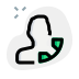 external calling-a-contact-for-services-and-other-works-closeupman-green-tal-revivo icon