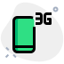 external cell-phone-with-third-generation-network-connectivity-action-green-tal-revivo icon