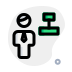 external center-alignment-of-a-word-document-for-an-businessman-to-adjust-full-green-tal-revivo icon