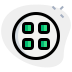 external circle-menu-apps-isolated-on-whie-background-apps-green-tal-revivo icon