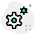 external cogs-used-for-setting-and-mantinance-in-computer-operating-system-setting-green-tal-revivo icon