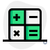 external common-and-basic-mathematical-function-and-symbol-layout-work-green-tal-revivo icon