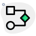 external computer-algorithm-with-connected-notes-diagram-web-green-tal-revivo icon