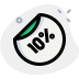 external discount-sticker-promotion-at-stores-season-sale-badges-green-tal-revivo icon