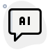 external discussing-about-artificial-intelligence-technologies-over-the-messenger-artificial-green-tal-revivo icon