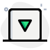 external down-arrow-navigation-button-on-computer-button-keyboard-green-tal-revivo icon