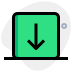 external download-down-arrow-to-save-file-isolated-on-white-background-basic-green-tal-revivo icon