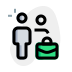 external employees-with-helper-and-the-briefcase-fullmultiple-green-tal-revivo icon