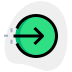 external enter-direction-arrow-towards-rightward-orientation-pointer-login-green-tal-revivo icon