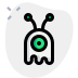 external extrateresstial-creepy-creature-with-single-eye-and-feelers-astronomy-green-tal-revivo icon