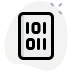 external file-contains-code-to-program-binary-file-system-programing-green-tal-revivo icon